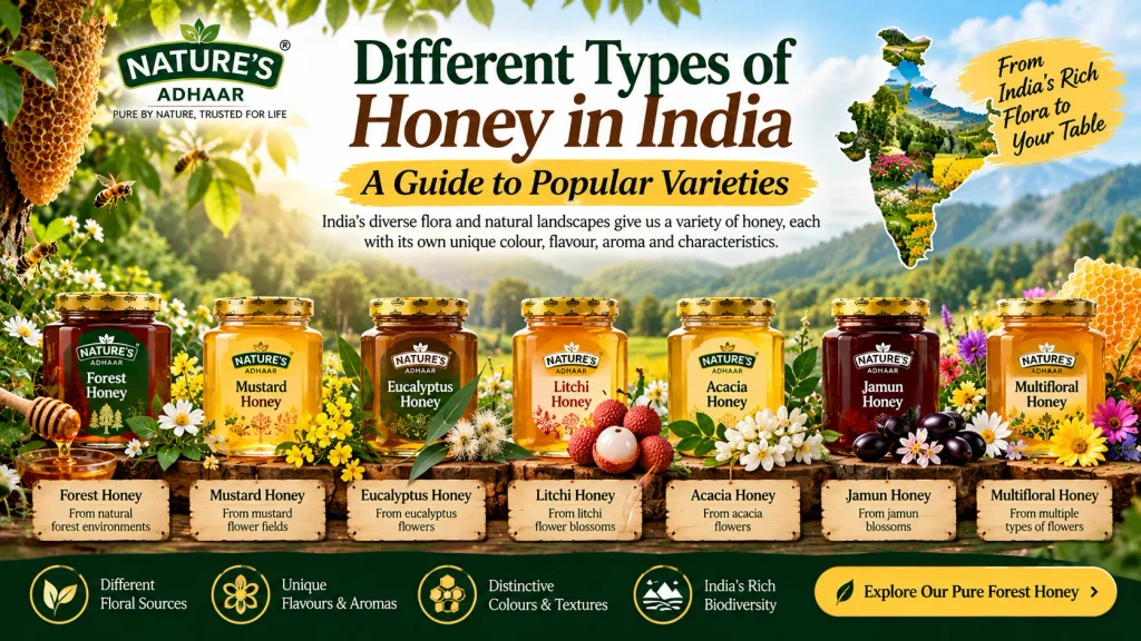 Different types of honey in India